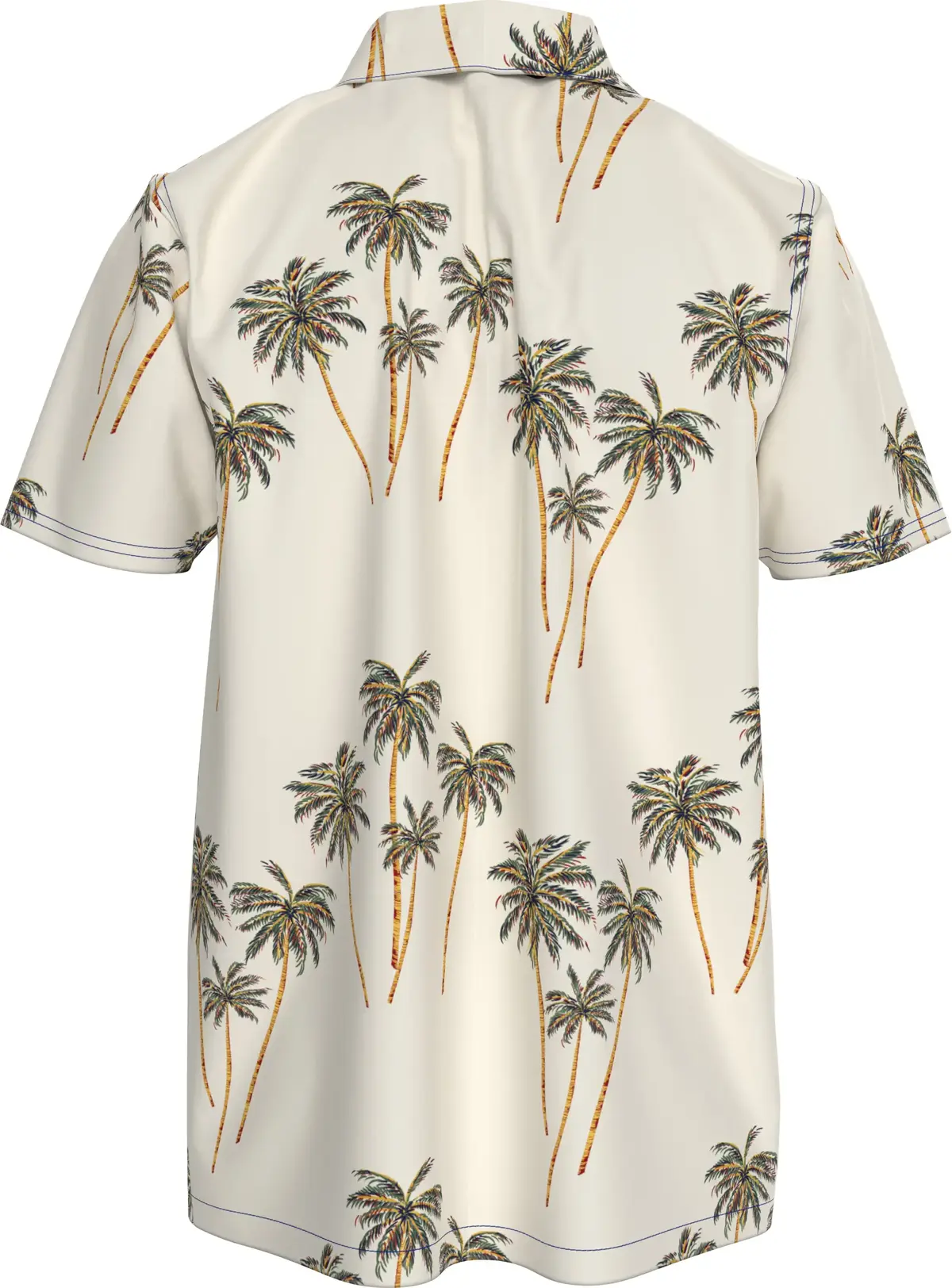 Tommy Hilfiger BOWLING SHIRT PRINT, 0F7 Krem Erkek Gömlek