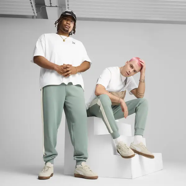 PUMA T7 ALWAYS ON Track Pants Yeşil Erkek Eşofman Altı