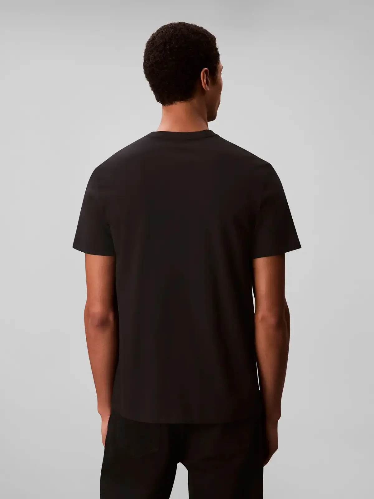 Calvin Klein SS 30S EU CK CALVIN, UB1 Siyah Erkek T-Shirt