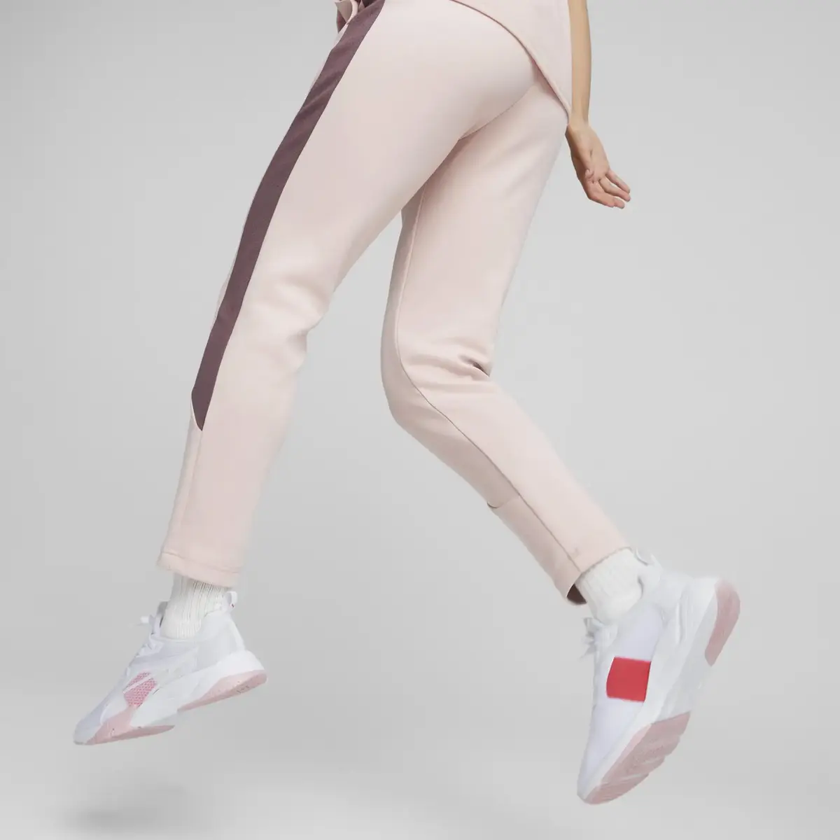 Puma Evostripe High-Waist Pants Beyaz Kadın Yüksek Bel Eşofman Altı