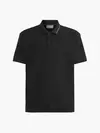 Calvin Klein INSTITUTIONAL COLLAR Erkek Siyah Polo T-Shirt