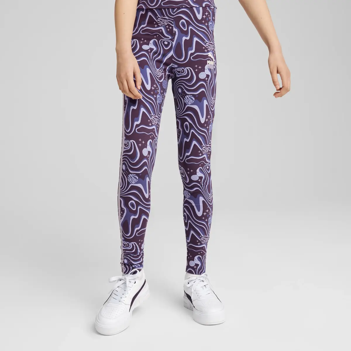 Puma LAVA LAND Leggings Mor Kadın Tayt
