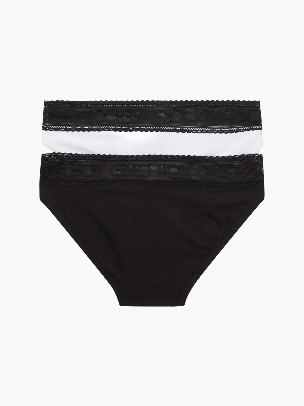 Calvin Klein 2PK BIKINI-LACE Kadın Siyah Bkini Külot Set