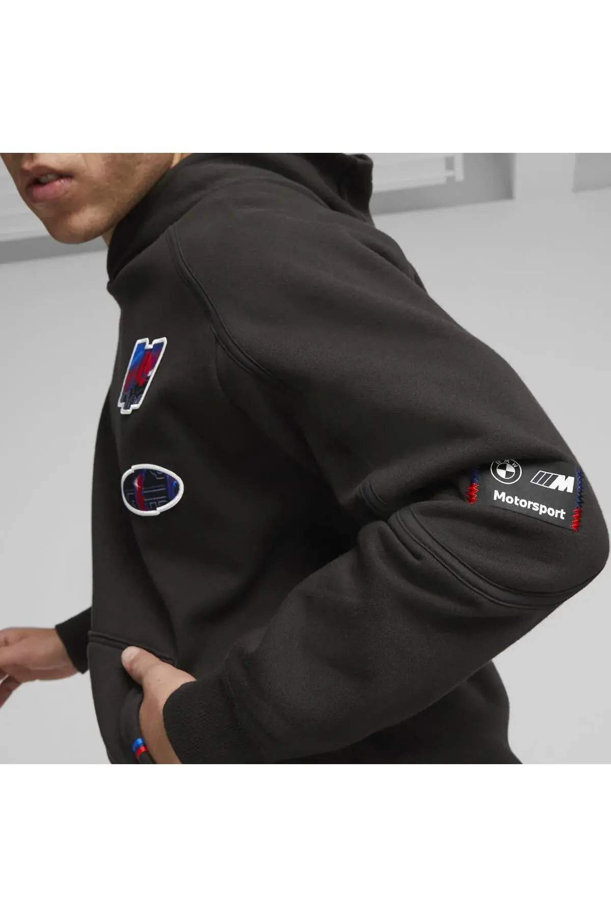 Puma BMW MMS Statement Hoodie Siyah Erkek Hoodie