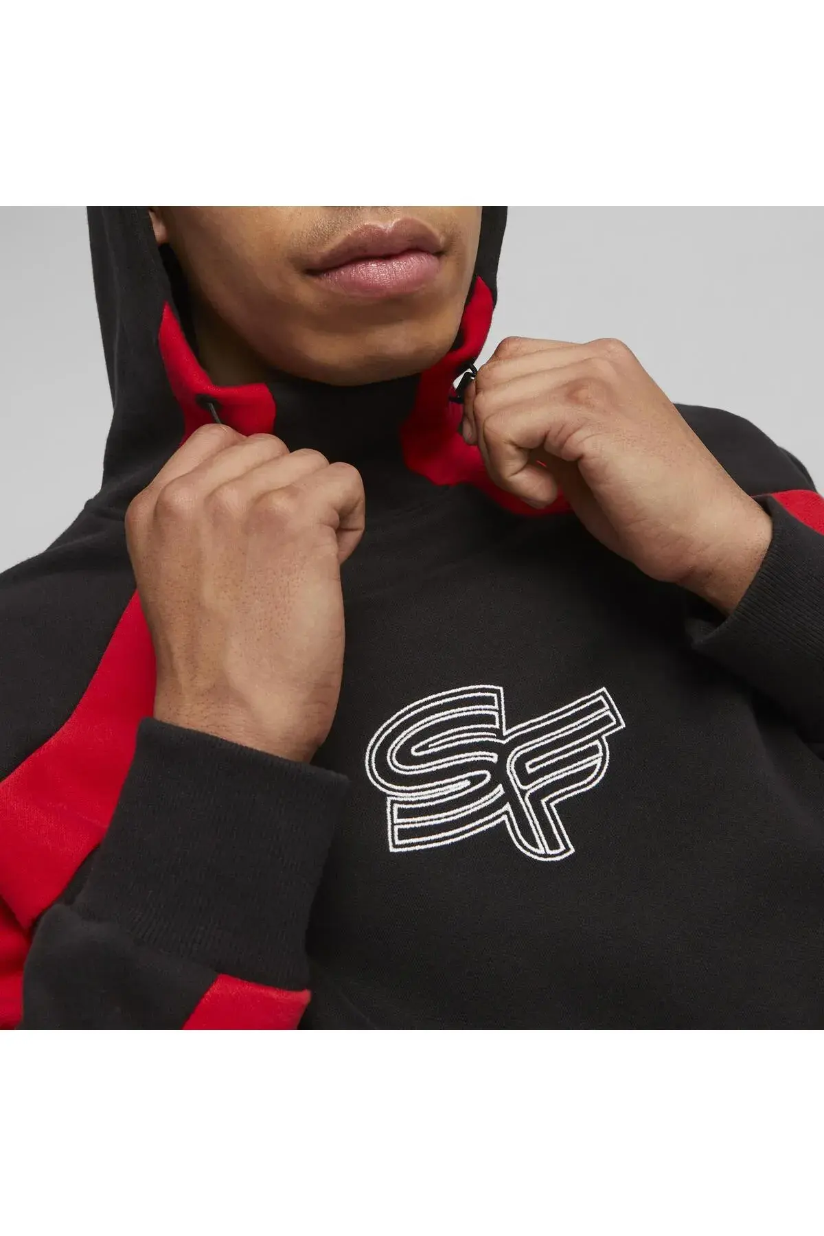 Puma Ferrari Race Statement Hoodie Siyah Erkek Hoodie