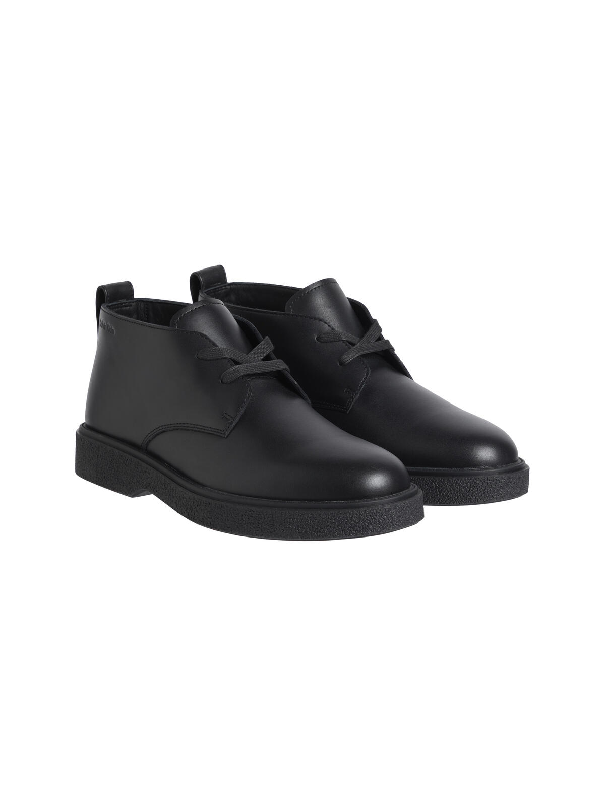 Calvin Klein TEXT RUBBER DESERT BOOT LTH1 Siyah Erkek Bot Calvin Klein TEXT RUBBER DESERT BOOT LTH1 Siyah Erkek Bot
