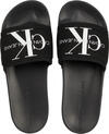 Calvin Klein SLIDE MONOGRAM CO Erkek Siyah Terlik