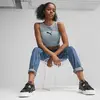 Puma DARE TO Crop Top Mavi Kadın T-Shirt