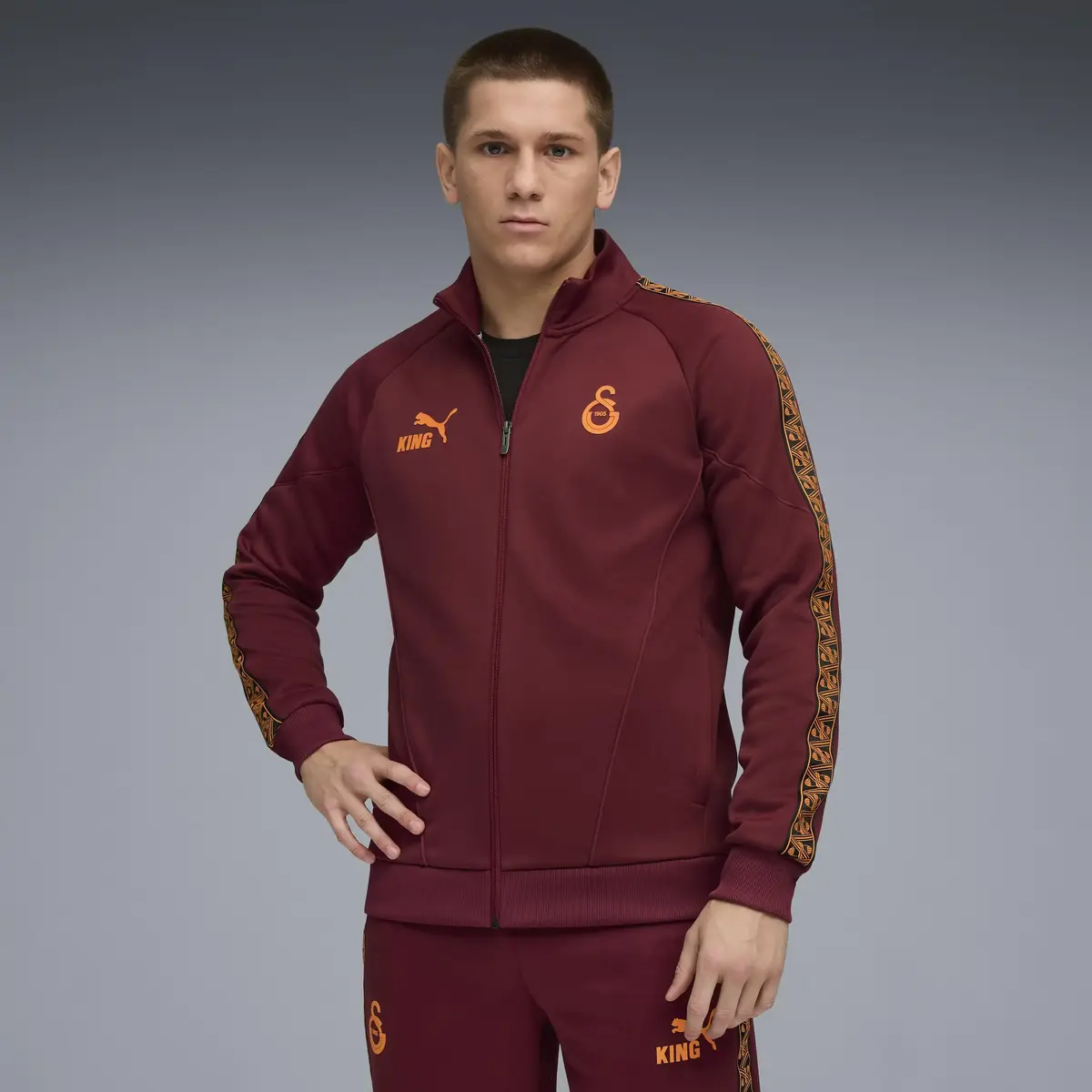 Puma GSK KING Anthem Jacket Kırmızı Erkek Ceket