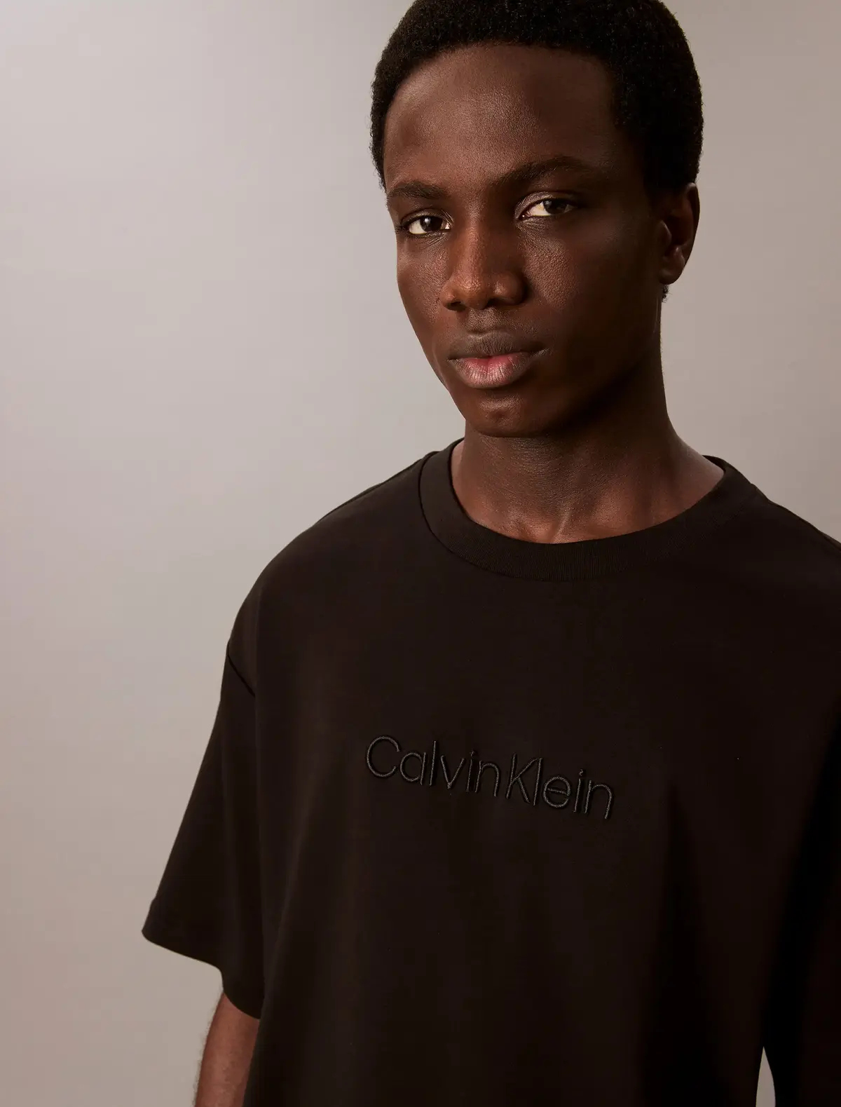 Calvin Klein A - Rel Fashion Logo, UB1 Siyah Erkek T-Shirt