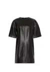 Faux Leather T-shirt, UB1