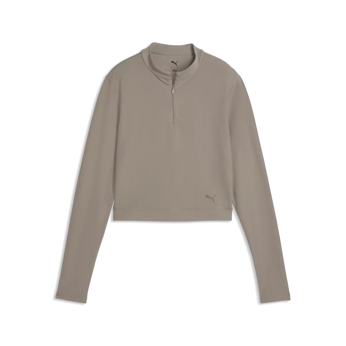 Puma W Cloudspun Zip LS Kahverengi Kadın Sweatshirt