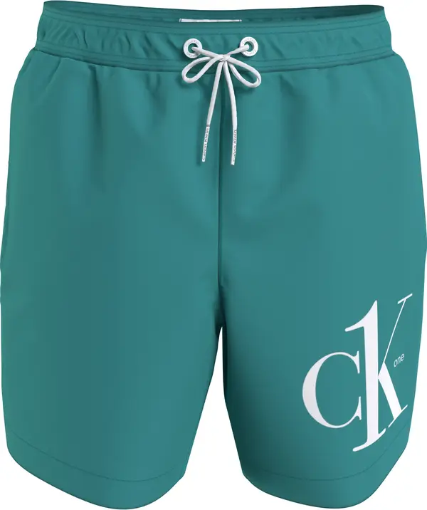 Calvin Klein MEDIUM DRAWSTRING Erkek Yeşil Deniz Şortu