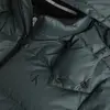 Calvin Klein ESS LONG HOODED DOWN Erkek Yeşil Şişme Mont
