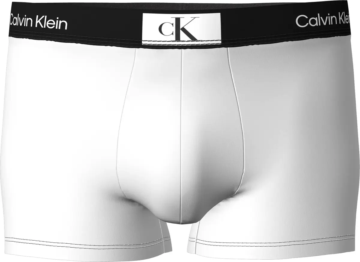 Calvin Klein TRUNK Erkek Beyaz Boxer