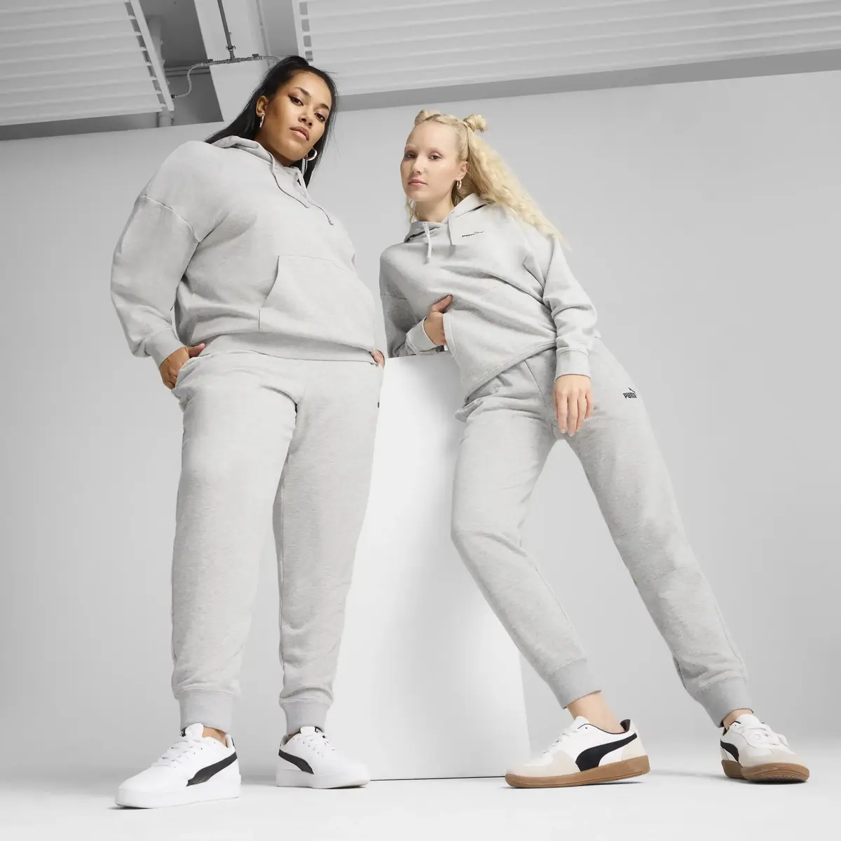Puma ESS Small No. 1 Logo Sweatpants TR cl Gri Kadın Eşofman Altı
