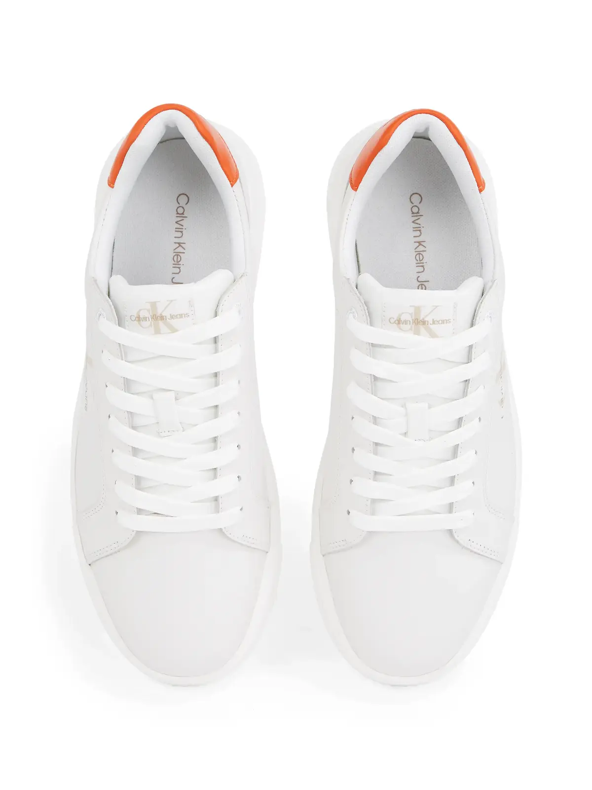 Calvin Klein CHUNKY CUPSOLE MONO Beyaz Erkek Spor Ayakkabı & Sneaker