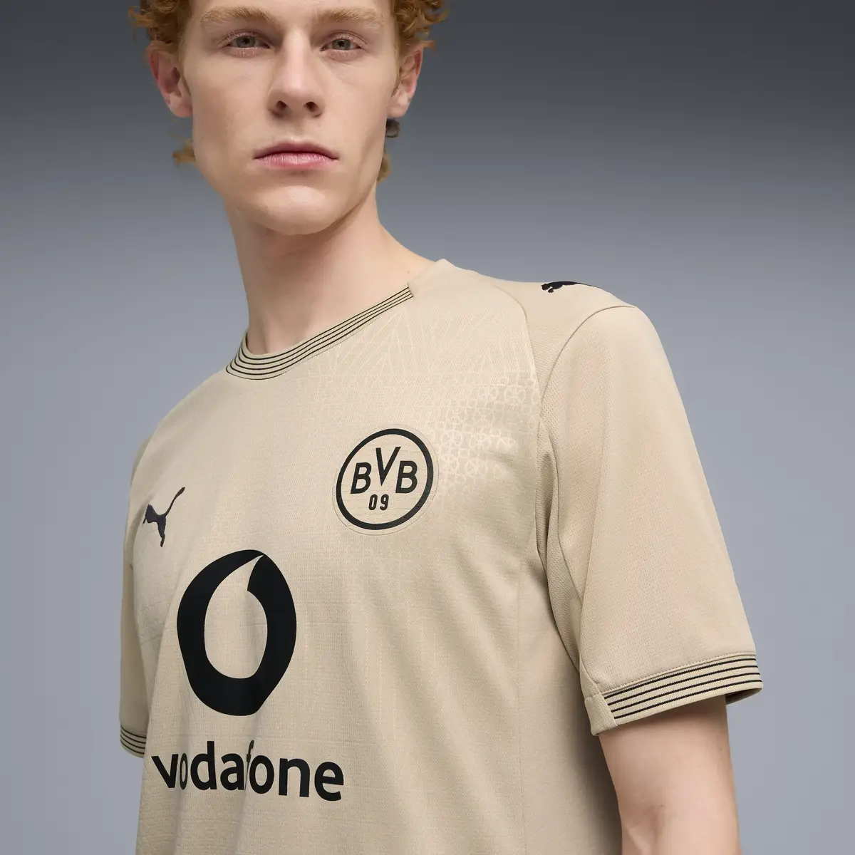 Puma BVB Special Edition JSY Rep Bej Erkek Forma