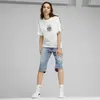 Puma DOWNTOWN Relaxed Graphic Tee Beyaz Kadın T-Shirt