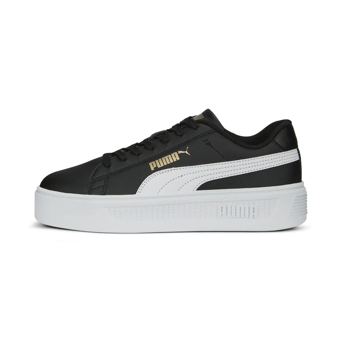 PUMA Smash Platform v3 Siyah Kadın Günlük Spor Ayakkabı
