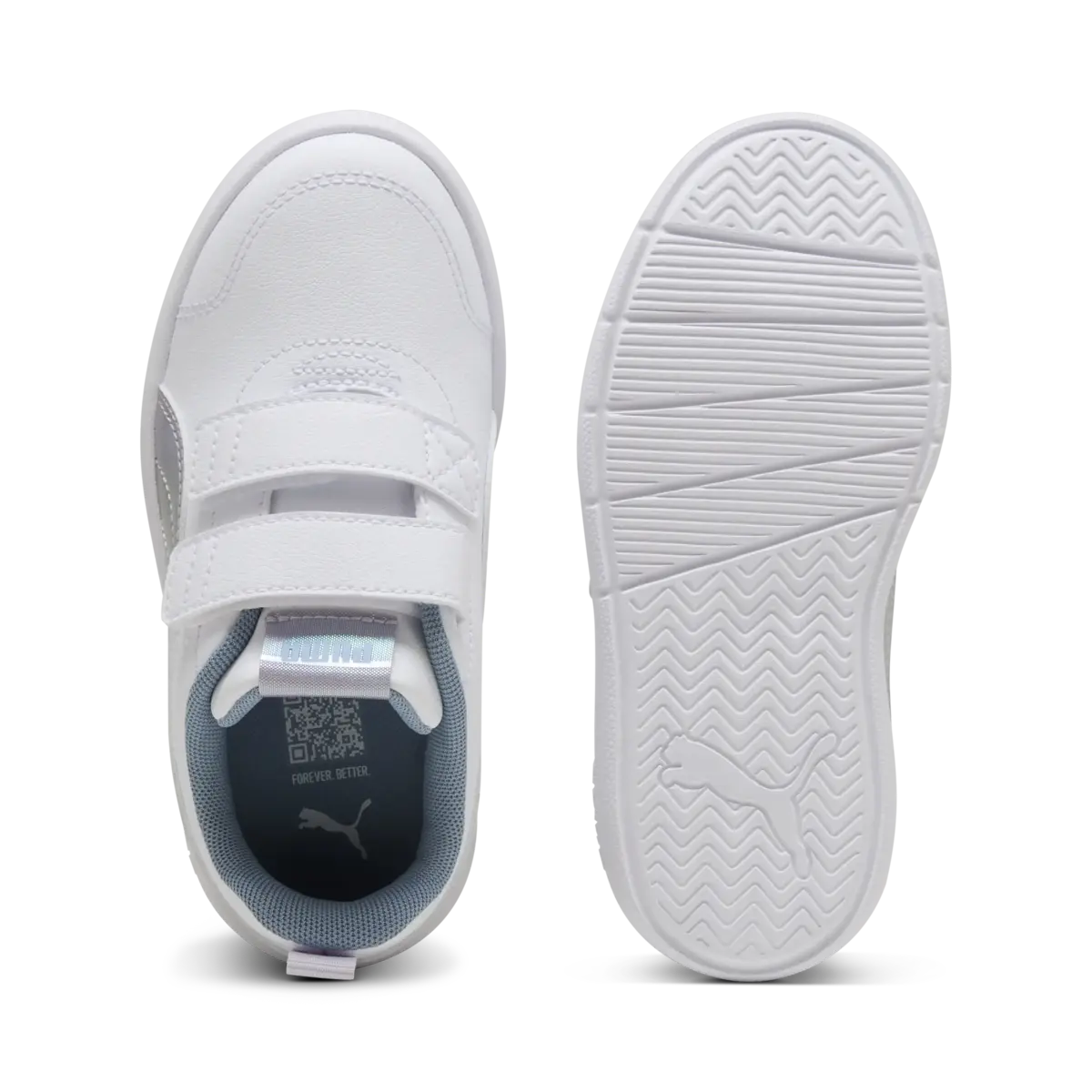Puma CourtflexV3 Space Belle V PS Beyaz Kadın Spor Ayakkabı & Sneaker