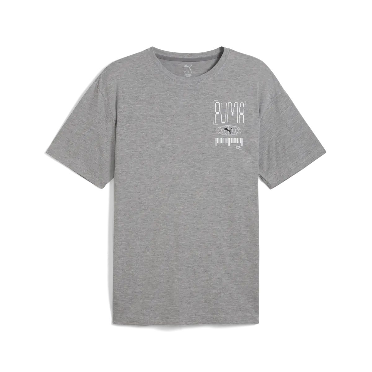 PUMA M GRAPHICS TRAIN RELAXED TEE Gri Erkek T-Shirt