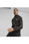 Puma EVOSTRIPE Full-Zip Hoodie DK Siyah Erkek Fermuarlı Hoodie