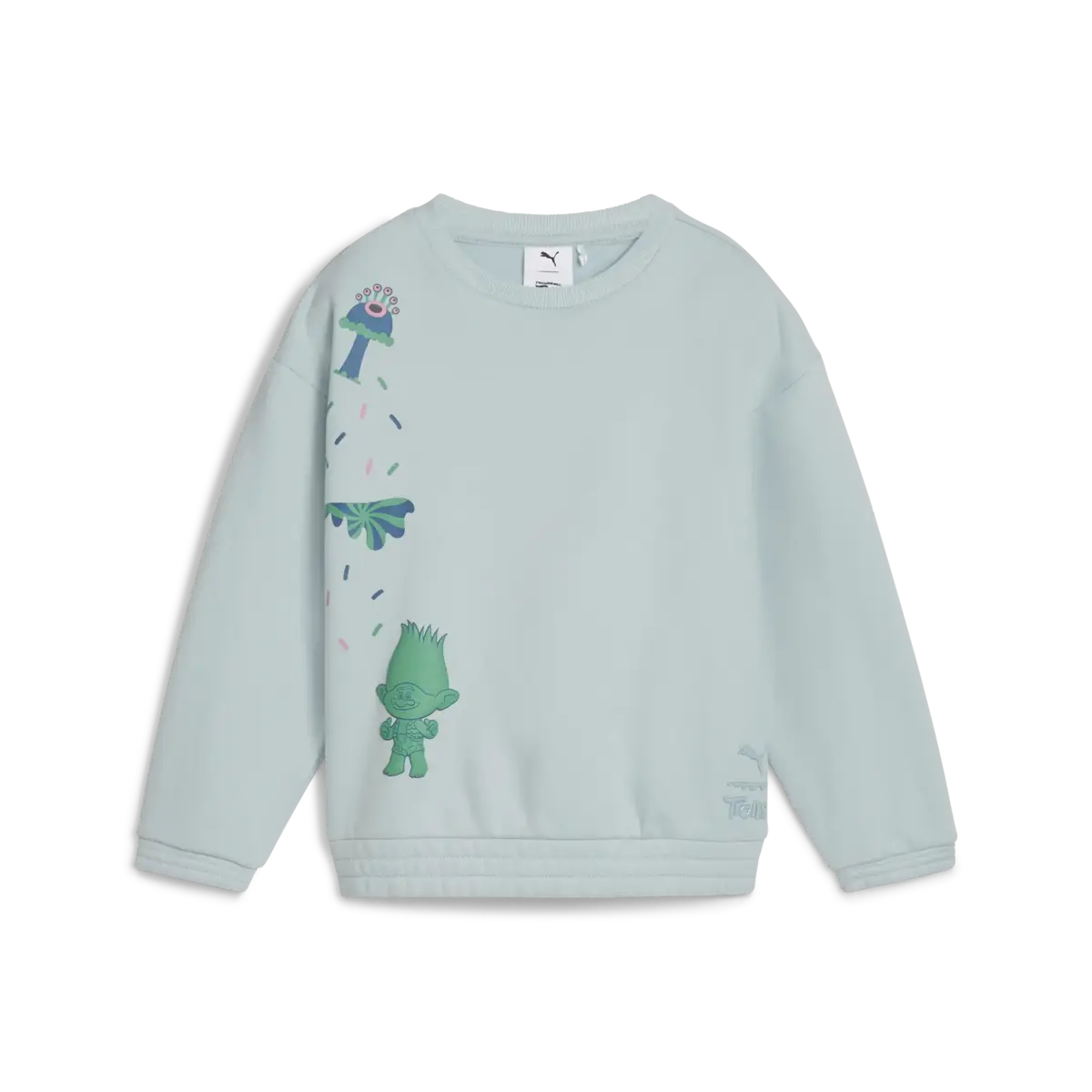 Puma X TROLLS Graphic Crew Mavi Erkek Sweatshirt