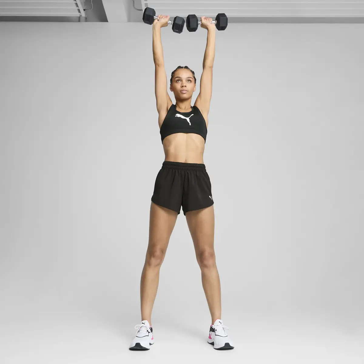 Puma 4KEEPS BRA - P - MID Siyah Kadın Sporcu Sütyeni