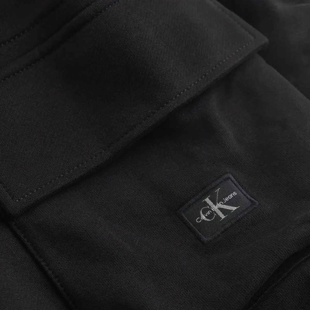 Calvin Klein WOVEN LABEL SHORT Erkek Siyah Şort