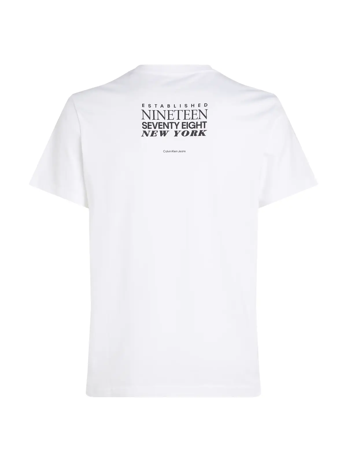 Calvin Klein TYPEFACE GRAPHIC TEE Beyaz Erkek Tişört
