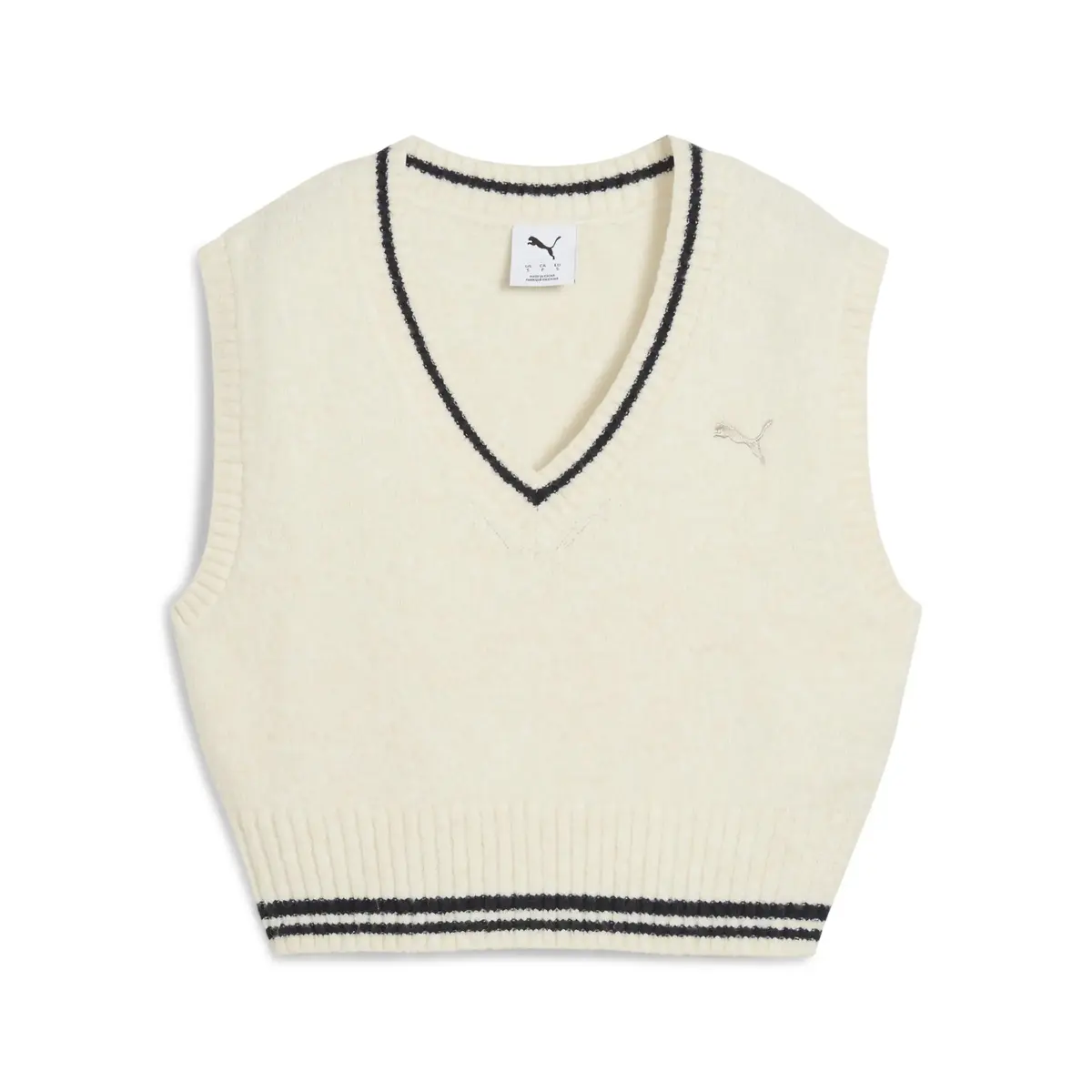 Puma PREMIUM ESS Vest Krem Kadın T-Shirt