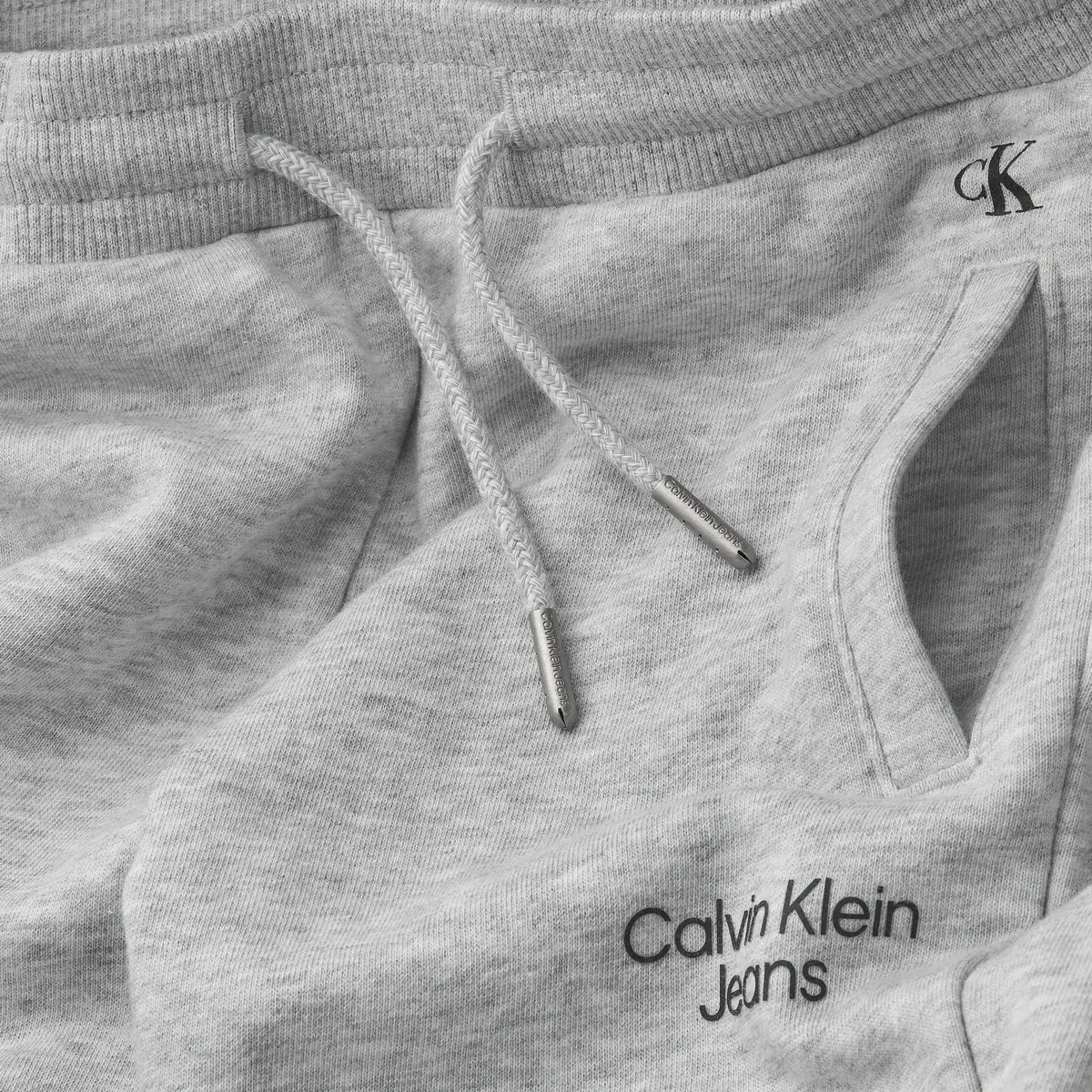 Calvin Klein CKJ STACK LOGO SWEAT Erkek Gri Eşofman Altı