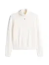Tommy Hilfiger TJW ESSENTIAL TRTLNK Beyaz Kadın Kazak