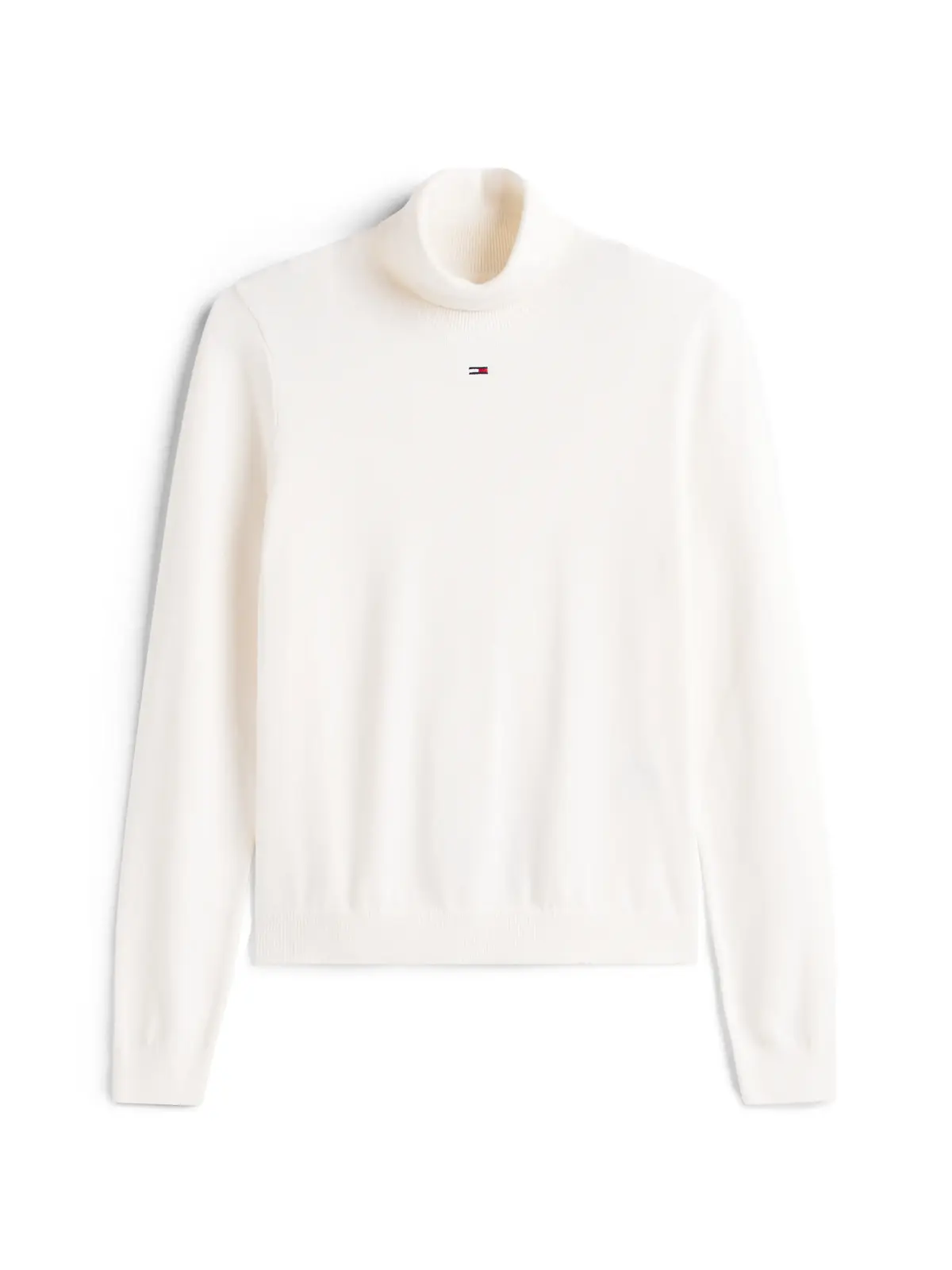 Tommy Hilfiger TJW ESSENTIAL TRTLNK Beyaz Kadın Kazak