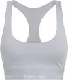 Calvin Klein WO - SPORTS BRA MEDI, P7A Gri Kadın Sütyen & Bralet
