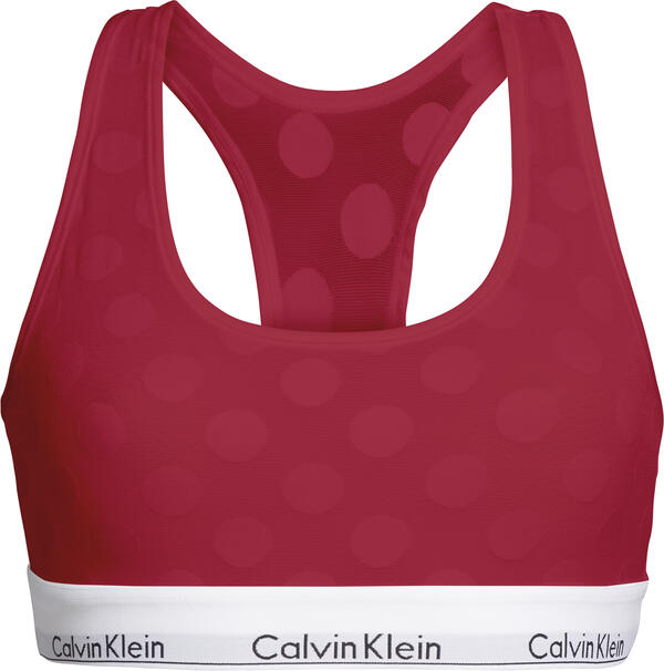 Calvin Klein UNLINED BRALETTE Kadın Kırmızı Bralet