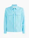 Calvin Klein SHIRT JACKET Erkek Mavi Gömlek