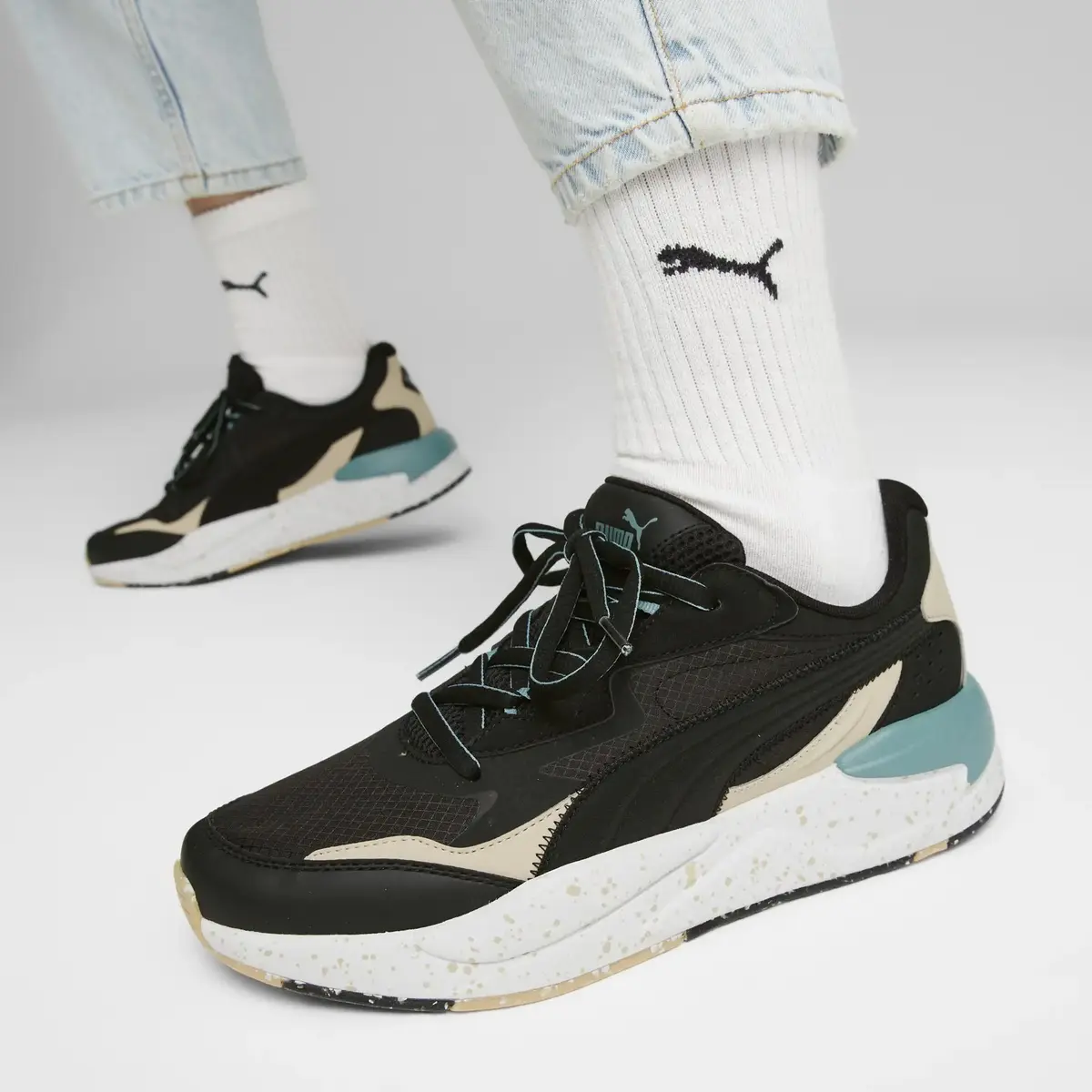 Puma X-Ray Speed Open Road Siyah Erkek Günlük Spor Ayakkabı