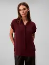 Chiffon SS Tie Neck, GEX