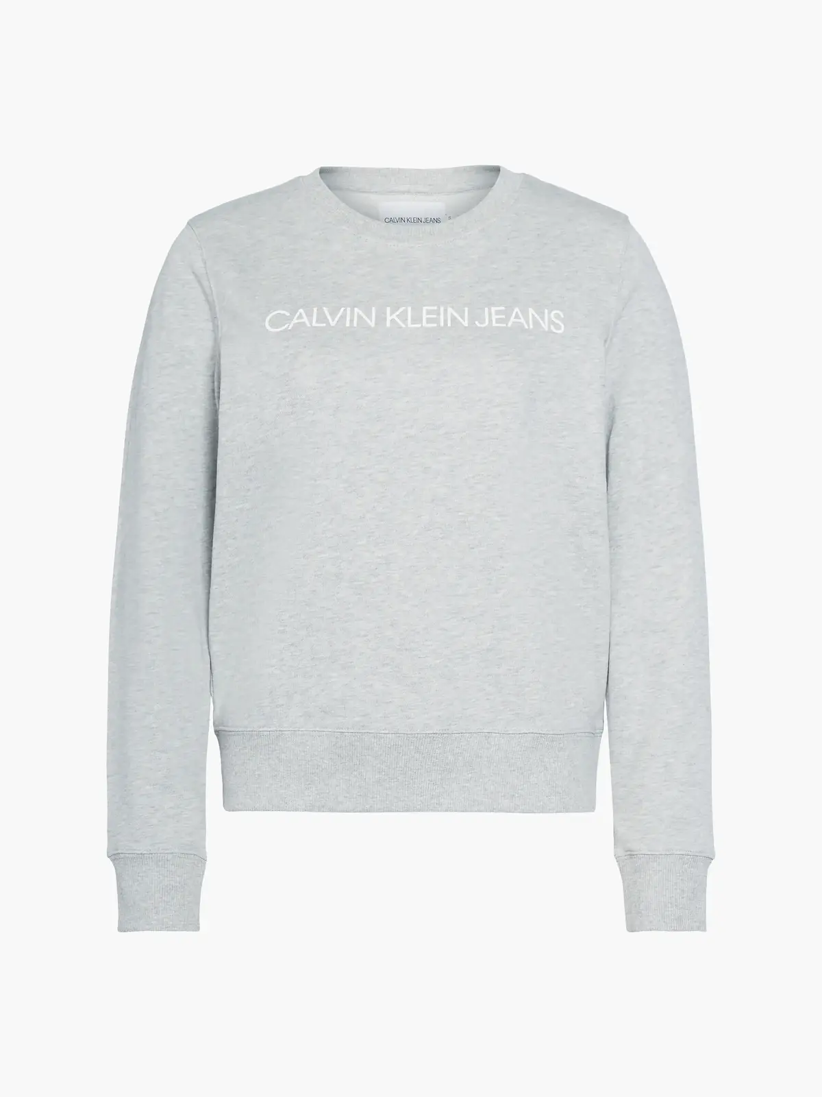Calvin Klein INSTITUTIONAL CORE L Kadın Gri Sweatshirt