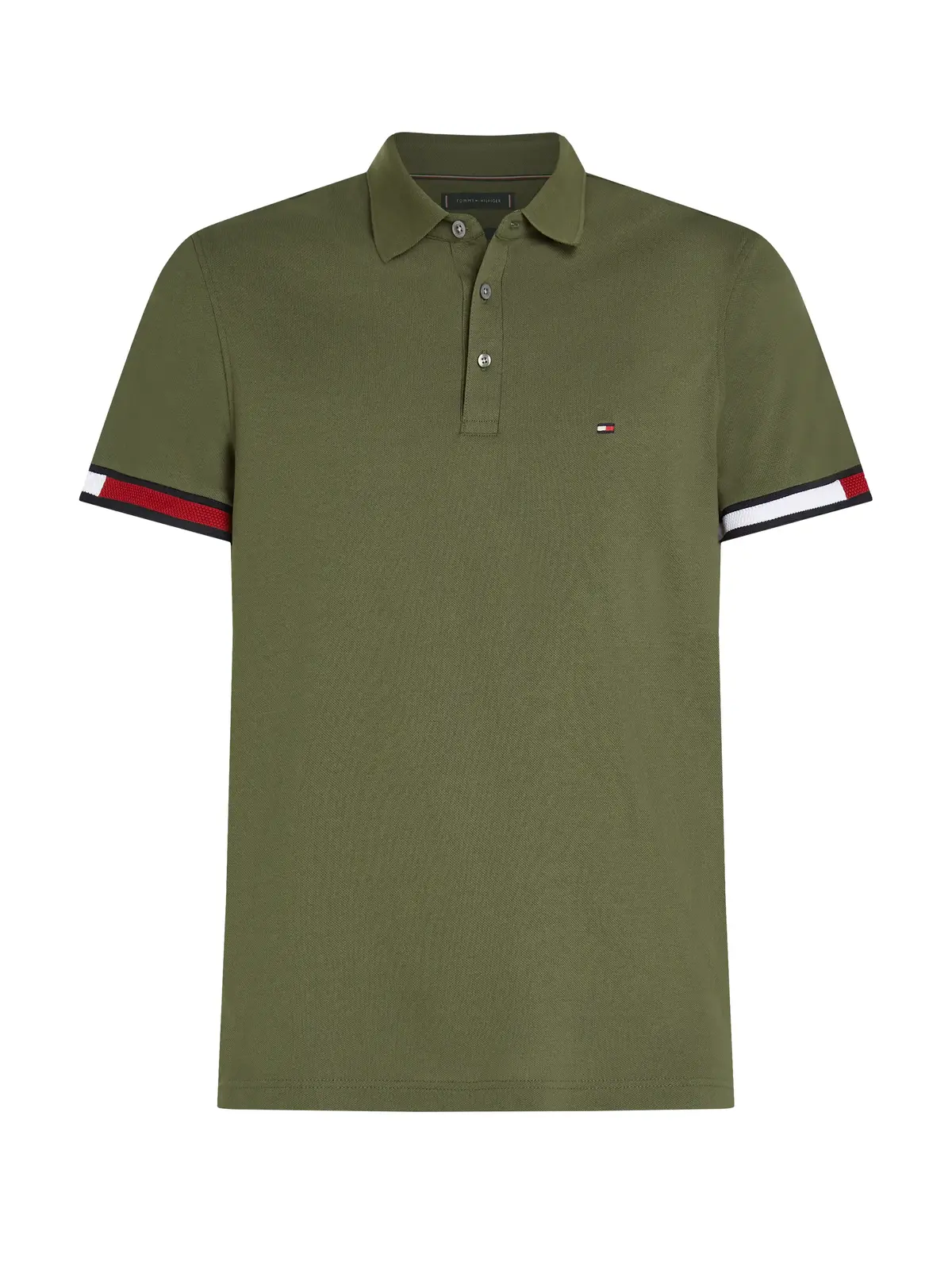 FLAG CUFF SLIM POLO, RBN