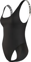 Calvin Klein SCOOP BACK ONE PIECE Kadın Siyah Mayo