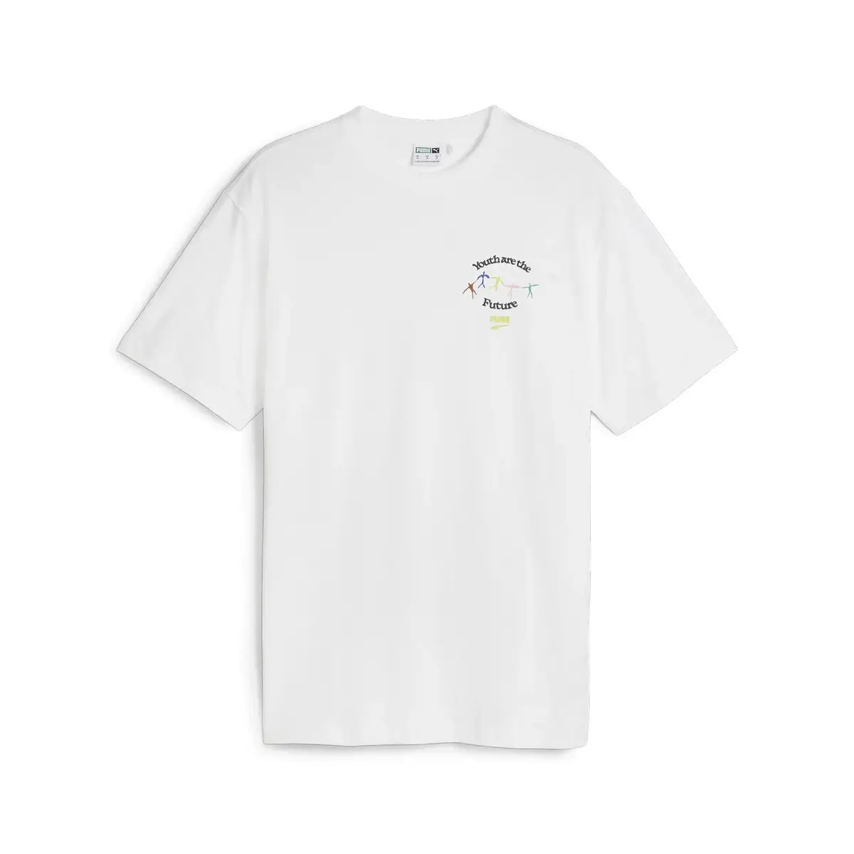 Puma DOWNTOWN Graphic Tee Beyaz Unisex Tişört