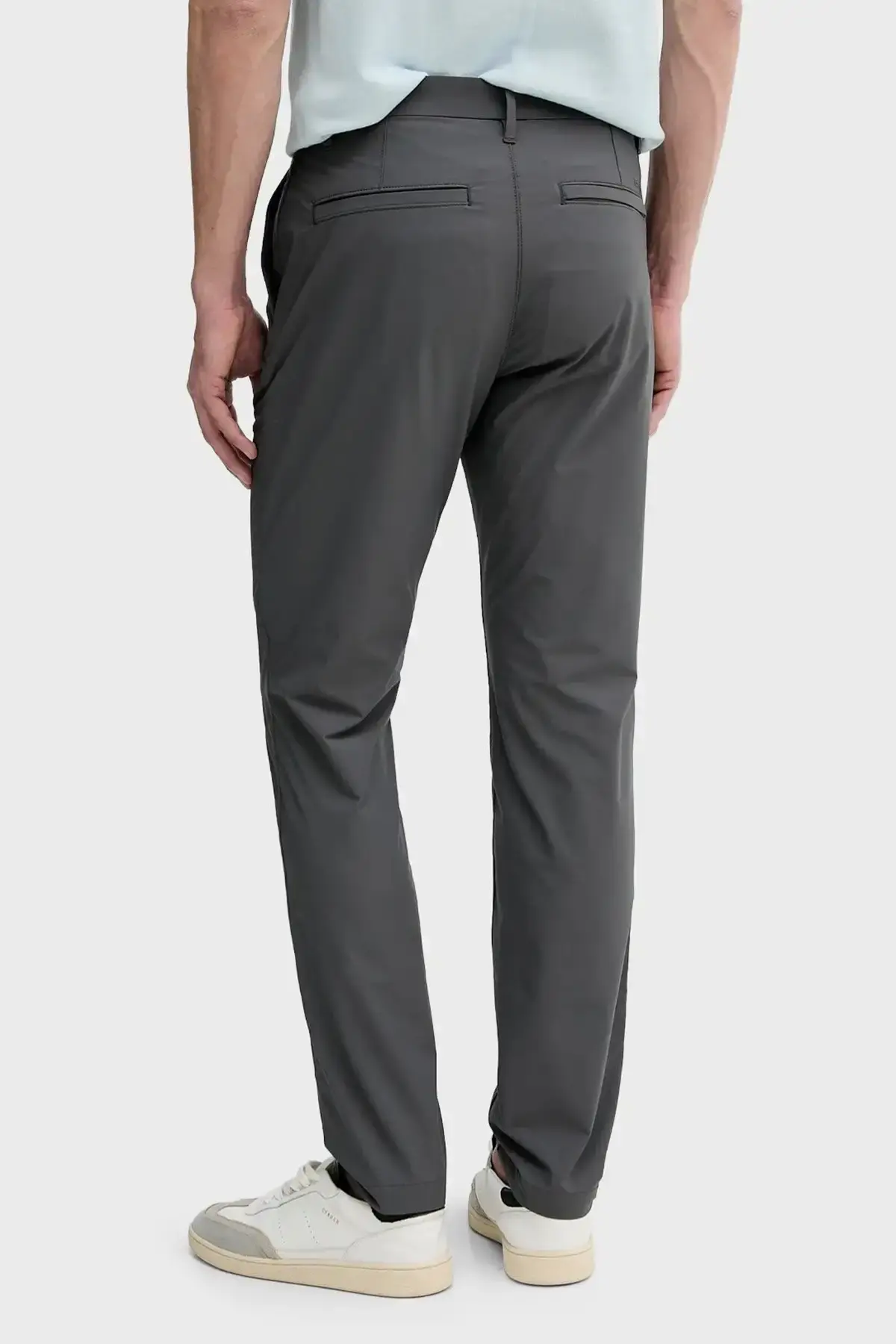 Calvin Klein SLIM TECH STRETCH TROUSER Gri Erkek Pantolon Calvin Klein SLIM TECH STRETCH TROUSER Gri Erkek Pantolon