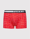 Tommy Hilfiger 3P TRUNK PRINT, 0TW Kırmızı 3'lü Erkek Boxer