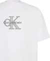 Calvin Klein SS 16S TRICOLOR MONOLOGO GRAPHIC Erkek Beyaz T-Shirt