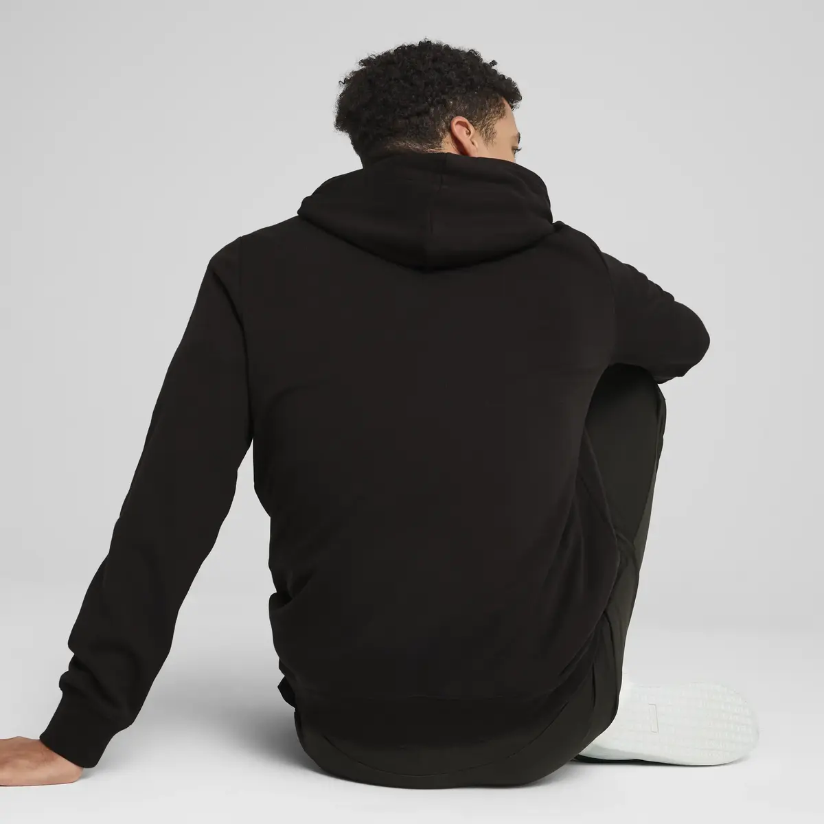 Puma ESS No. 1 Logo Hoodie Siyah Erkek Hoodie