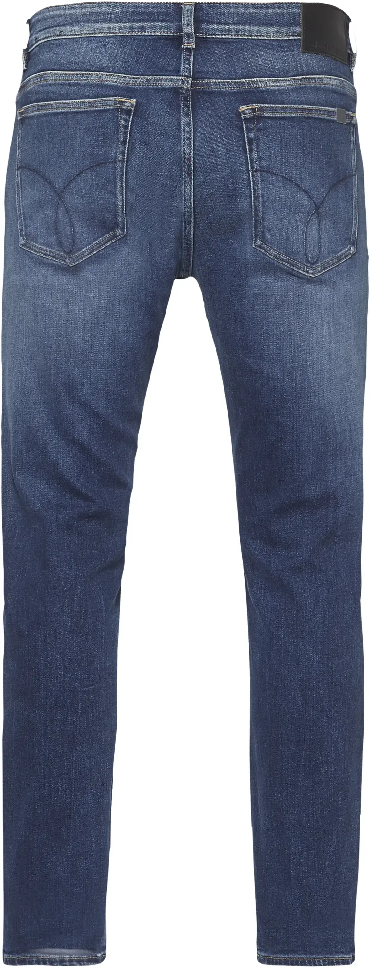 Calvin Klein Slim Straight Erkek Mavi Kot Pantolon