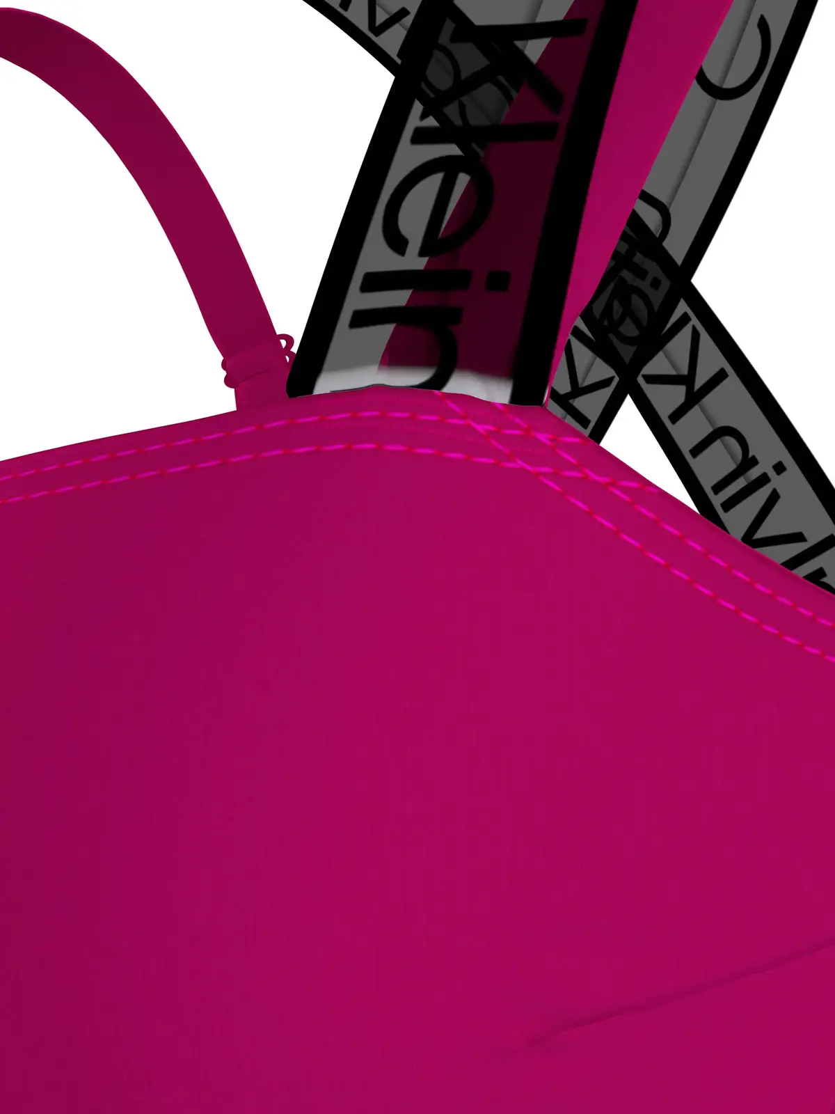 Calvin Klein BRALETTE-RP Kadın Pembe Bikini Üstü